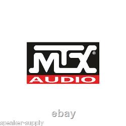MTX Audio 2-Way All Weather Speaker 8 Woofer Patio Pool Indoor Outdoor Black