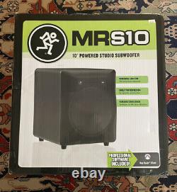 Mackie MRS10 Powered Subwoofer 10 Studio Monitor Pro Audio Equipment Black NEW