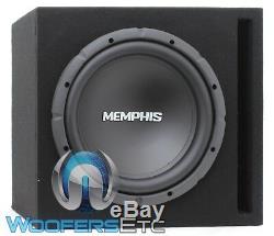 Memphis 12srxbox 12 Car Audio Subwoofer Bass Speaker + Ported Enclosure Box New