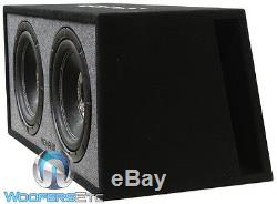 Memphis 2 12 Subwoofers + Ported Box Loaded Enclosure Bass Speakers Car Audio