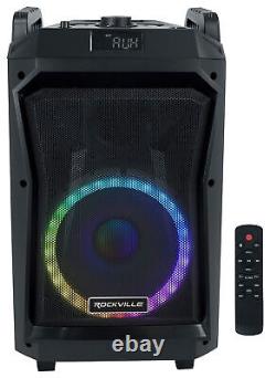 Memphis Audio MBE8D2 700w Dual 8 Car Subwoofers+Sub Box+Amplifier+Party Speaker