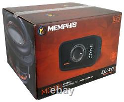 Memphis Audio MJME6S1 6.5 1400w MOJO Car Subwoofer in Sub Box + ROCKBOX Speaker