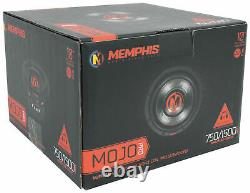 Memphis Audio Mjp1022 10 Mojo Pro 1500w Max Dual 2-ohm Subwoofer Bass Speaker
