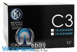 Memphis C312d2c 12 Cartridge Cast Replacement Subwoofer Speaker Repair Cone New