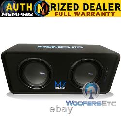 Memphis M7e12d1 12 M7 Subwoofers + Ported Box Loaded Enclosure Bass Speakers