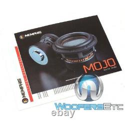 Memphis Mjm844 Mojo 8 Sub 900w Rms Dual 4-ohm Subwoofer Bass Car Speaker New