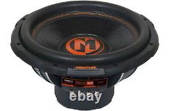 Memphis Mjp1544 Mojo Pro 15 Sub 1500w Dual 4-ohm Subwoofer Bass Car Speaker New