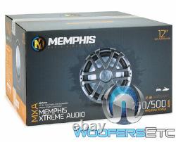 Memphis Mxa1244 12 Sub 500w Dual 4-ohm Marine Subwoofer Bass Boat Speaker New