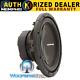 Memphis Prx1244 12 Sub 600w Max Dual 4-ohm Car Audio Subwoofer Bass Speaker New
