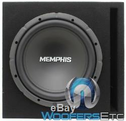 Memphis Srx112 12 Subwoofer Bass Speaker + Ported Box + 2 Channel Amplifier New