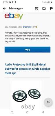 Metal High Excursion Grill 1pc SKAR AUDIO Speaker Protect Car Subwoofer Cover