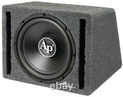 NEW 12 Powered Car Audio Bass Subwoofer Speaker. Ported Enclosure Box. Active