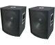 New (2) 12 Subwoofer Speakers Pair. Woofer Sub Box. Dj. Pa. Bass Woofers. Pro Audio