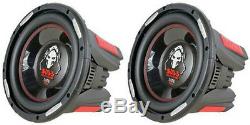 NEW (2) 15 DVC 2500w Subwoofer Bass Speakers. Woofer. Car Audio Sub. Dual Voice