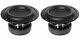 New (2) 5.25 Subwoofer Bass Speakers. 4 Ohm Home Car Audio Woofer. 6 Frame. Pair