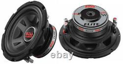 NEW (2) 8 SubWoofer Speakers. DVC 4ohm Bass woofer. Car. Boat. Audio Sound. 8inch