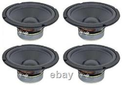 NEW 4Pack 8 Woofer Replacement Speakers. 8ohm. Home Audio. Eight inch. Subwoofer