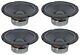 New 4pack 8 Woofer Replacement Speakers. 8ohm. Home Audio. Eight Inch. Subwoofer