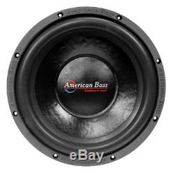 NEW AB DVC 15 1000W Subwoofer Bass Speaker. Dual 4ohm. Car Audio Woofer Sub. 15in
