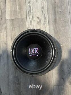 NOS LXR Lanzar Sound LXR12 12' Car Subwoofer Speaker WOOFER 4 Ohm Pink Script
