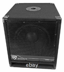 New Rockville RBG10S 10 1200w Powered Subwoofer Sub For Church Sound Systems