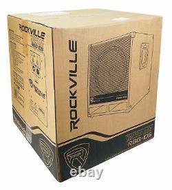 New Rockville RBG10S 10 1200w Powered Subwoofer Sub For Church Sound Systems