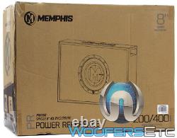 Open Box Memphis Prxe8s 8 400w 4-ohm Enclosed Subwoofer Ported Bass Box Speaker