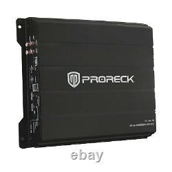 PRORECK PR-122M Complete 1500W Dual 12 Car Subwoofer Enclosure Audio with Sub