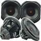 Pair Of G5 12 Inch 6000 Watt Package Car Audio Subwoofer With 4 Ohm Dvc Power