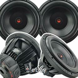 Pair of G5 12 Inch 6000 Watt Package Car Audio Subwoofer with 4 Ohm DVC Power