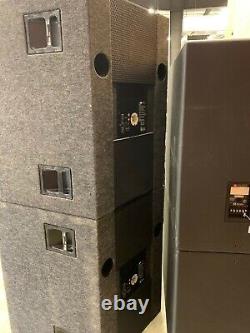 Pair of Meyer Sound PSW-6 Powered Subwoofers 2-18 & 4-15 Per Cabinet 2480watts
