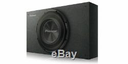Pioneer Ts-a3000lb 12 1500w Subwoofer Bass Speaker Shallow Truck Box Enclosure