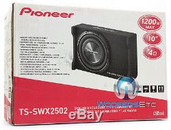 Pioneer Ts-swx2502 10 1200w 4-ohm Loaded Subwoofer Enclosure Bass Speaker Box