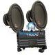 Pkg Focal Solid1 Black Monoblock Amplifier + (2) Sub P30 12 Subwoofers Speakers