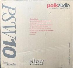 Polk Audio AM1055-C PSW10 10-inch Powered Subwoofer BLACK