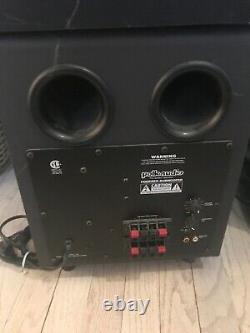 Polk Audio Floorstanding Speaker Black Two Speakers and Subwoofer Rt10001