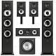 Polk Audio Monitor 5.1 Home Theater System With2x Xt60, Xt12, Xt30, 2x Xt15, Black