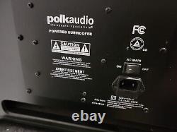 Polk Audio SUB PSW505 Home Audio Subwoofer Speaker Theater Amp 12 Inch READ