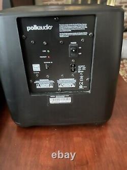 Polk Audio Surroundbar 3000 Speaker and Subwoofer WithCABLES Working Remote Read