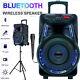 Portable Bluetooth Speaker With Stand Mic Party Lights Subwoofer Pa Sound System