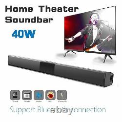 Portable Home Theater HIFI Wireless Speakers Sound Bar FM Radio USB Subwoofer