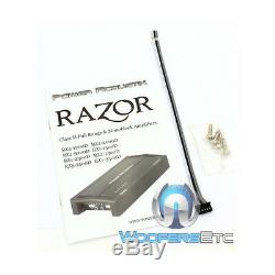 Power Acoustik Rz1-1500d 2-ohm 1500w Monoblock Subwoofers Bass Speaker Amplifier