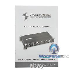 Precision Power Atom A1200.1d Monoblock 2400w Subwoofers Speakers Bass Amplifier