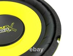 Pyle PLG64 6.5 1200W Car Audio Mid Bass/Midrange Subwoofer Speaker Set, 2 Pair