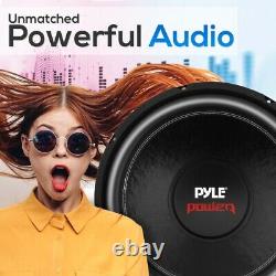 Pyle PLPW15D 15-Inch 2000 Watt Dual 4 Ohm Subwoofer Pyle Audio Bass Speaker (4)