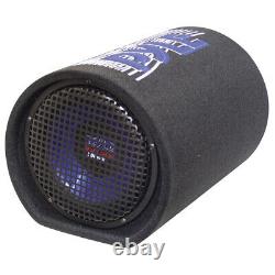 Pyle PLTB8 Enclosed Carpeted Car Audio Subwoofer Tube Speaker System (4 Pack)