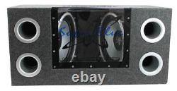 Pyramid BNPS102 10 1000W Dual Car Audio Subwoofers withBandpass Box and Neon