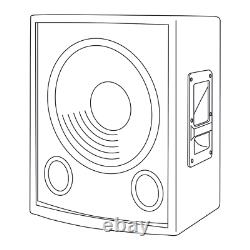 QTX QT15s 15 300W Subwoofer Bass Bin Speaker DJ Disco Sound System PA