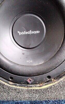 ROCKFORD FOSGATE R/2 Bass Speaker 12 in LOGIC Vented Subwoofer Speaker Box