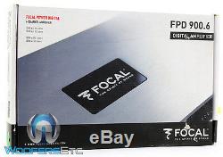 Rb Focal Fpd 900.6 6-channel 1200w Rms Component Speakers Subwoofer Amplifier